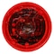 Truck-Lite 30 Series, Self-Flashing, Led, Strobe, 3 Diode, Round Red, Fit 'N Forget M/C, 12V 30286R - alternate 4
